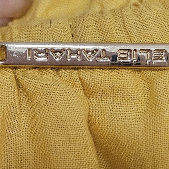 Elie Tahari ruffled details balloon sleeve western boho style dress size small - Picture 7 of 15